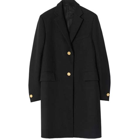 cappotto nero burberry|Cappotti Burberry in Lana Nero taglia 48 IT .